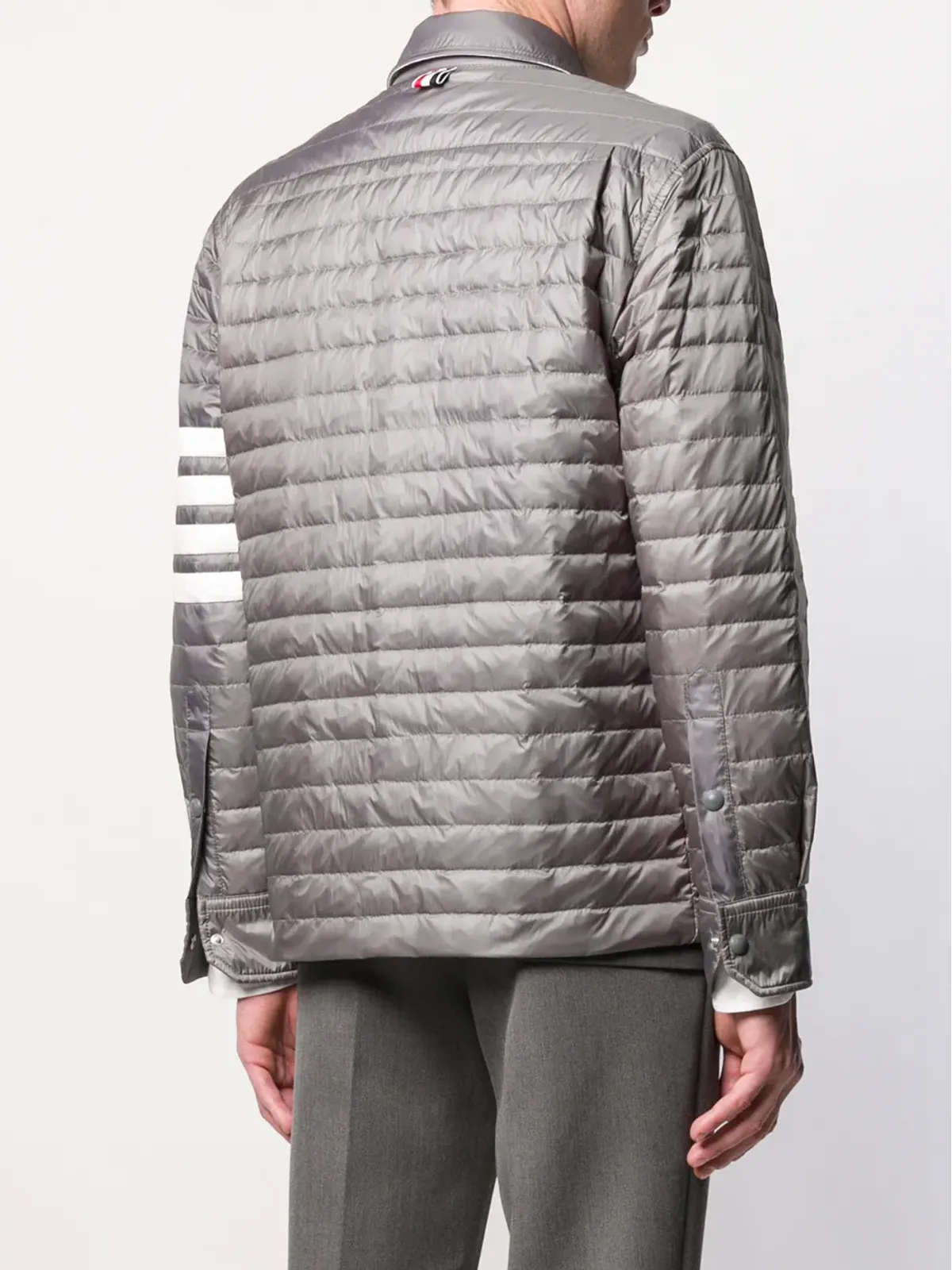 Thom Browne 4-Bar ダウンフィル シャツジャケット - 画像4