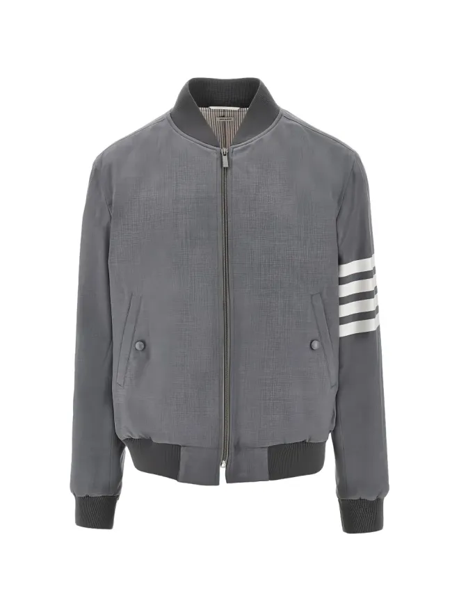 Thom Browne Thom Browne ストライプディテール ボンバージャケットの商品画像
