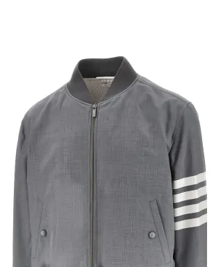 Thom Browne ストライプディテール ボンバージャケット - サムネイル2