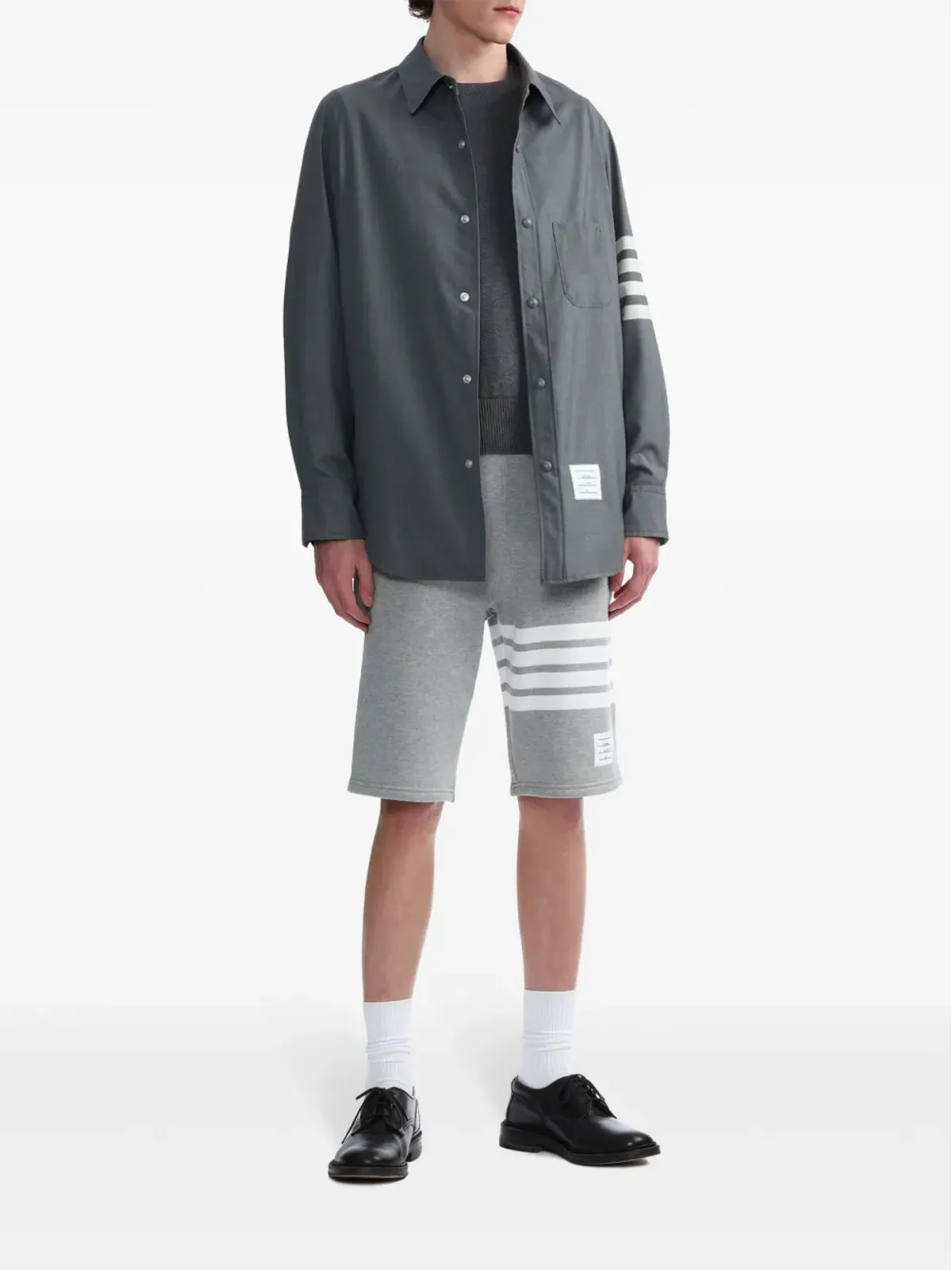 Thom Browne スナップフロント・シャツジャケット - 画像2