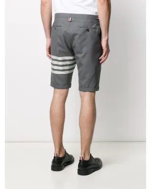 Thom Browne 4バー平織スーツショーツ - サムネイル4
