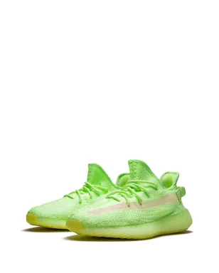 adidas Yeezy ブースト 350 V2 Glow in the Dark グリーン スニーカー - サムネイル2