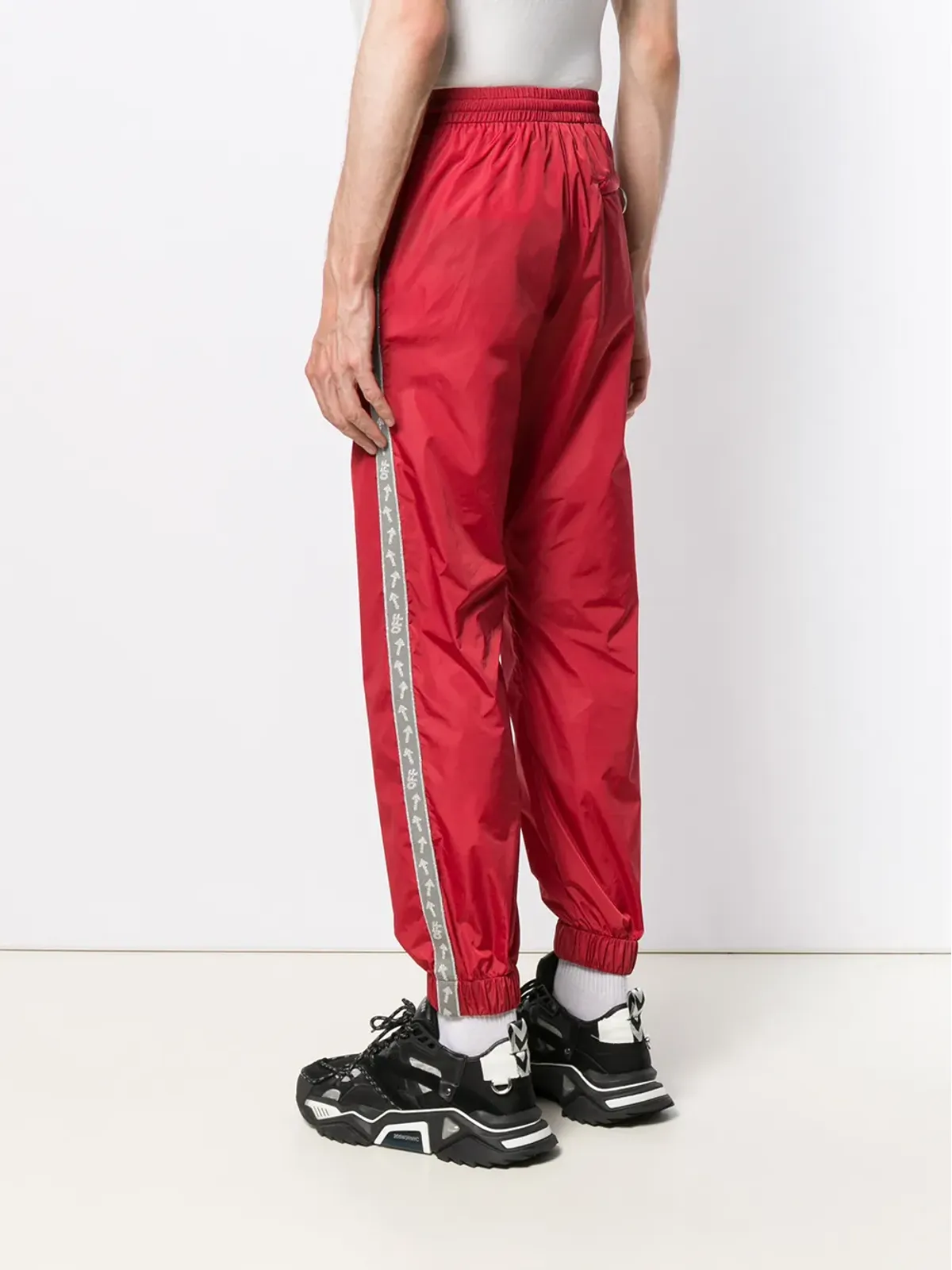 Off-White ロゴ・トリム トラックパンツ - 画像4