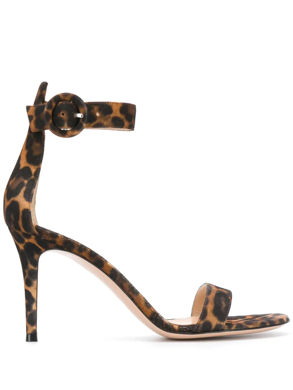 Gianvito Rossi ポルトフィーノ レオパードサンダル - 画像1