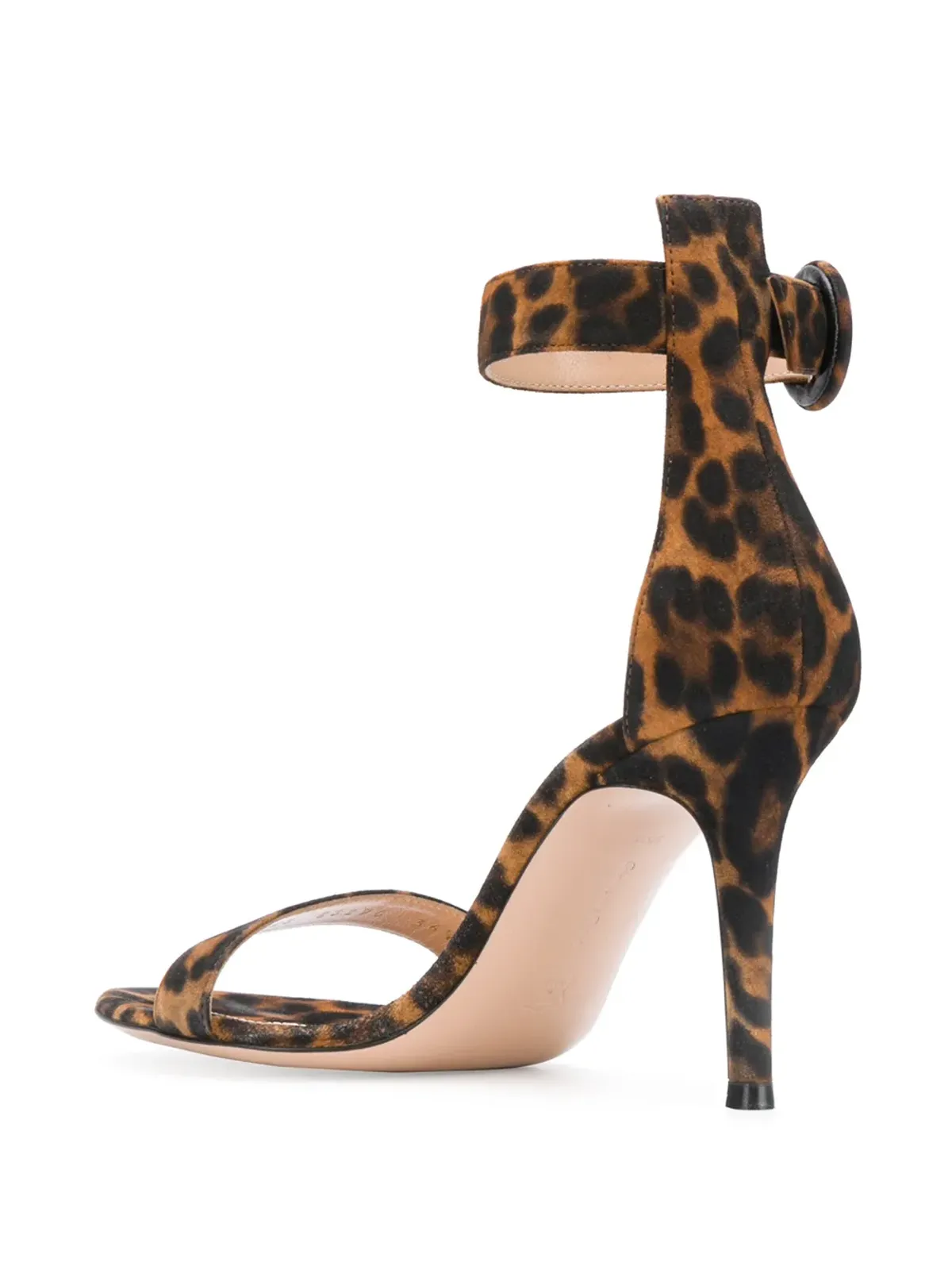 Gianvito Rossi ポルトフィーノ レオパードサンダル - 画像3