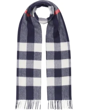Burberry チェック柄カシミアスカーフ - サムネイル1