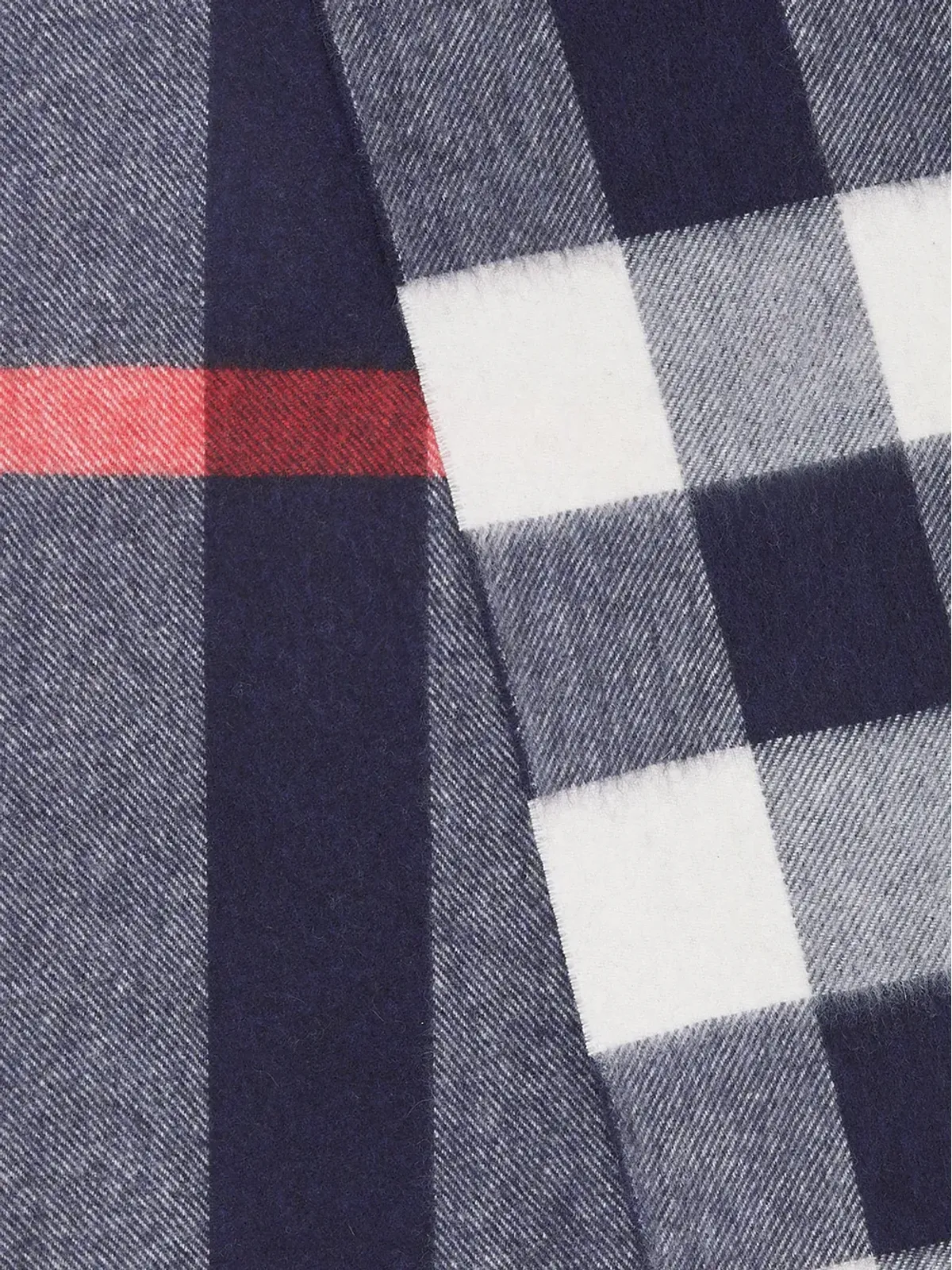 Burberry チェック柄カシミアスカーフ - 画像3