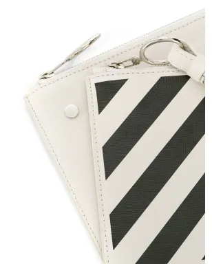 Off-White ダイアゴナルストライプ クラッチバッグ - サムネイル4