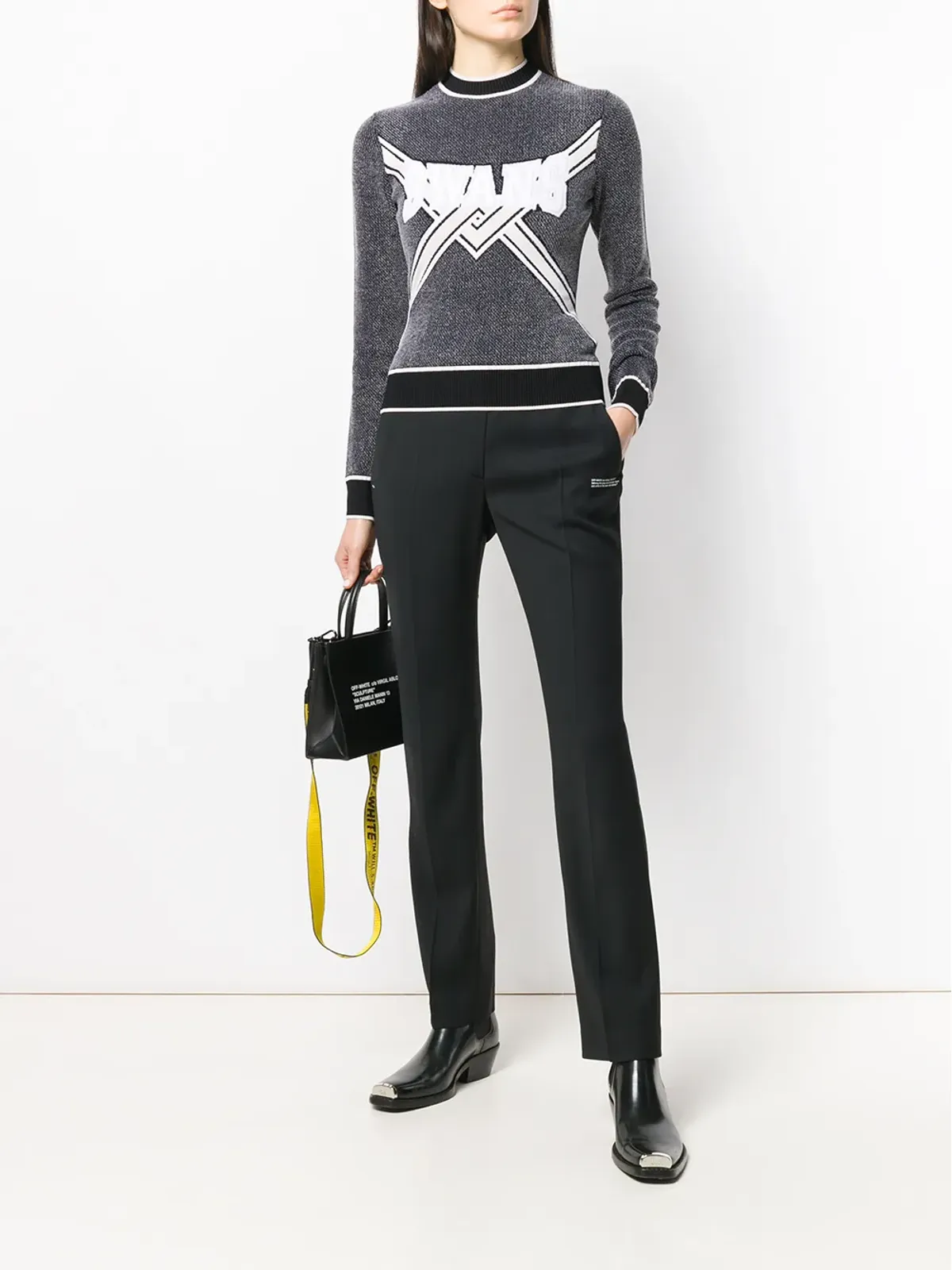 Off-White ニットロゴトップ - 画像2