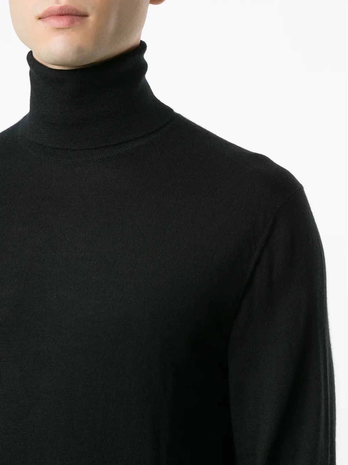 Dolce & Gabbana ロールネック カシミヤセーター ブラック - 画像5