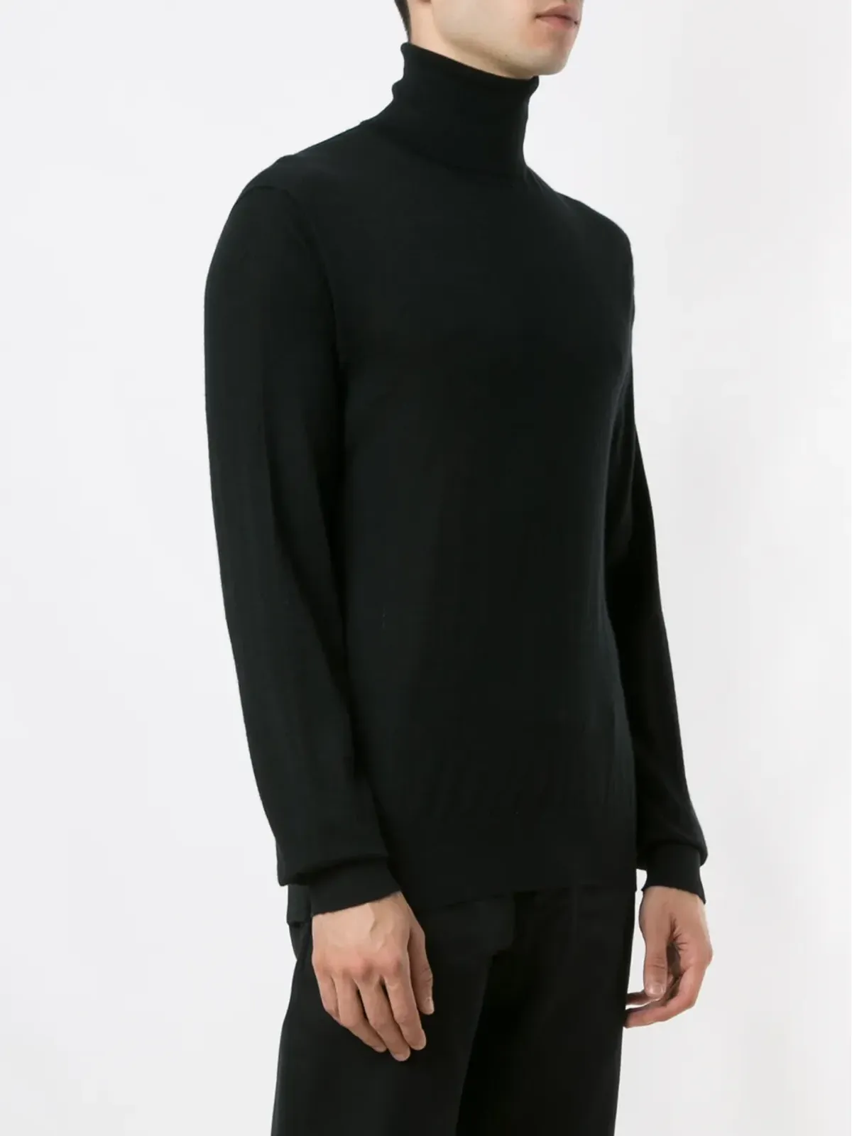 Dolce & Gabbana ロールネック カシミヤセーター ブラック - 画像3
