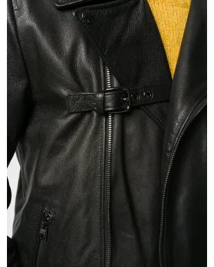 Dolce & Gabbana レザーバイカージャケット - サムネイル5