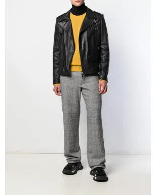 Dolce & Gabbana レザーバイカージャケット - サムネイル2