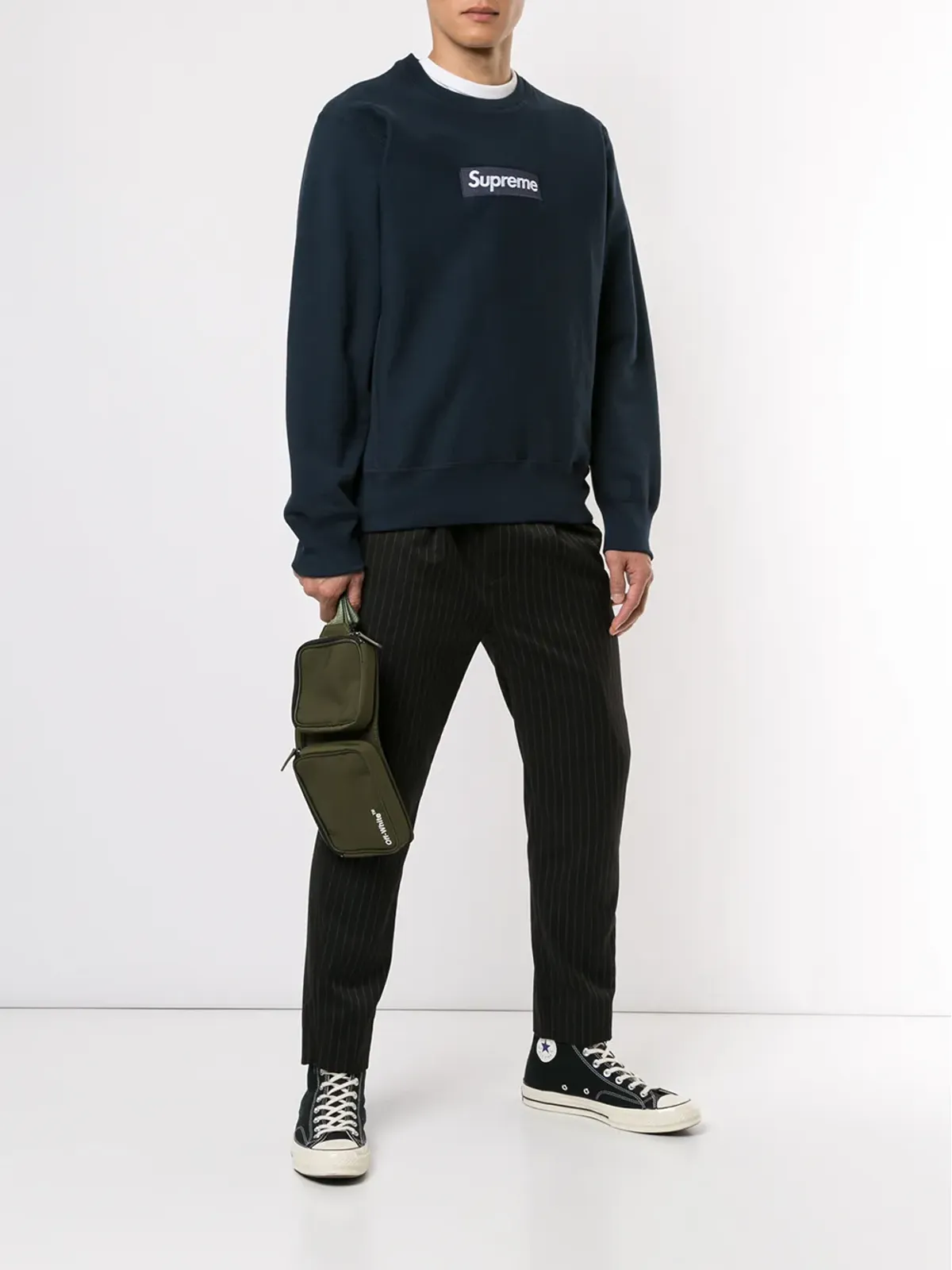Supreme ボックスロゴ クルーネック スウェットシャツ - 画像2