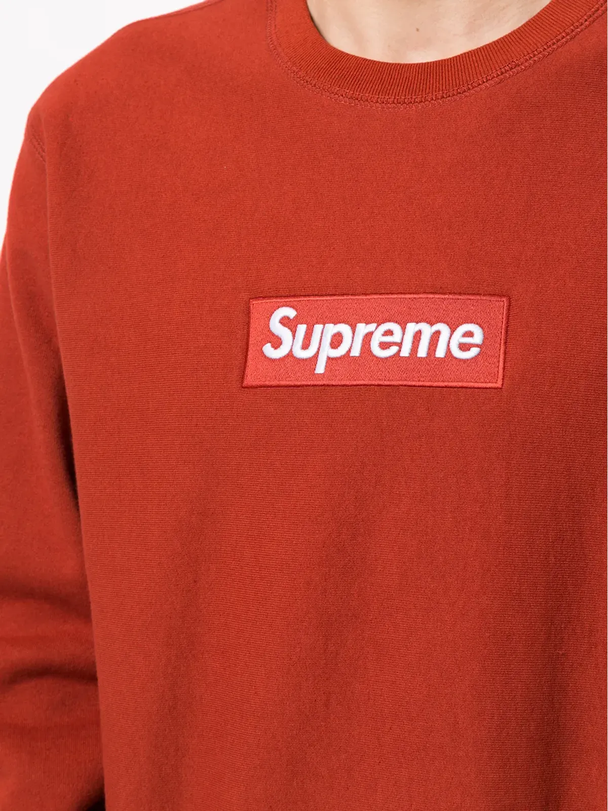 Supreme ボックスロゴ クルーネック スウェットシャツ - 画像5
