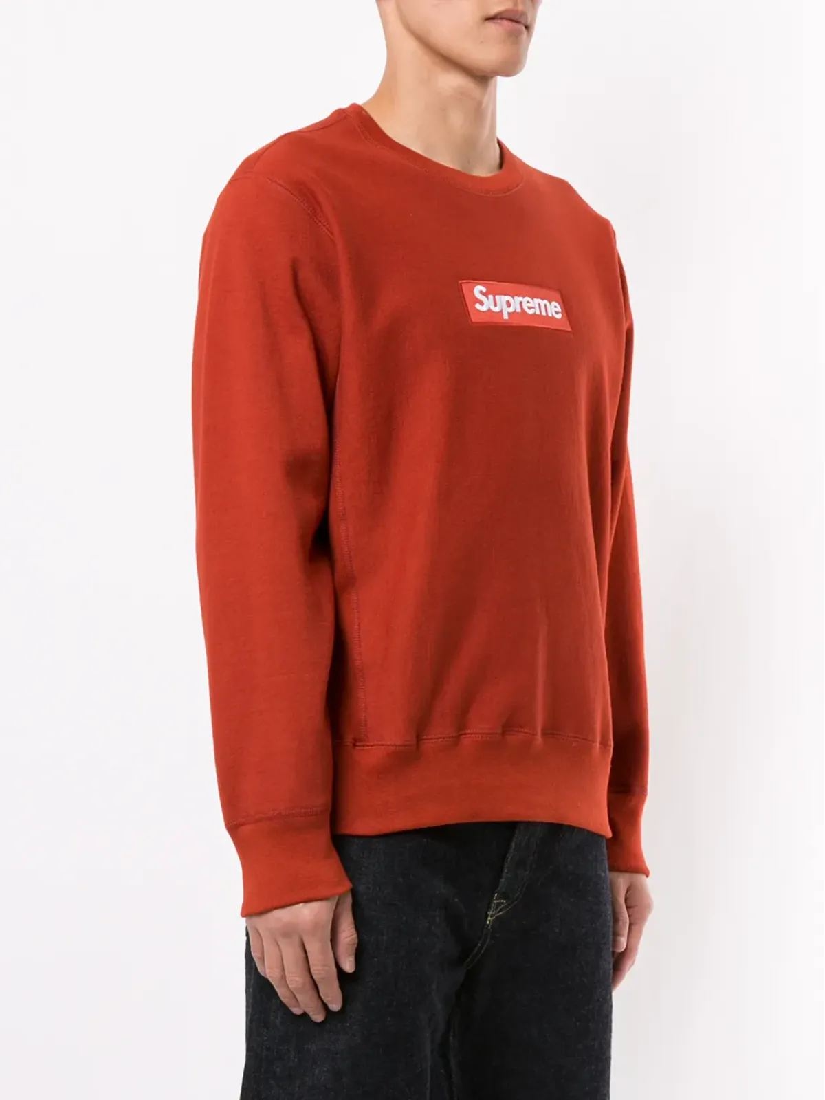 Supreme ボックスロゴ クルーネック スウェットシャツ - 画像3