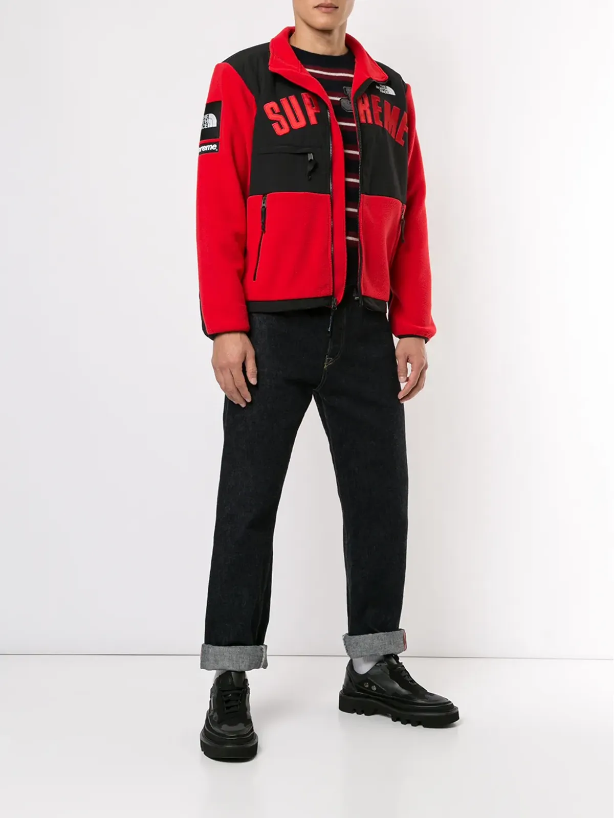 Supreme Arc Logo Denali fleece jacket - 画像2