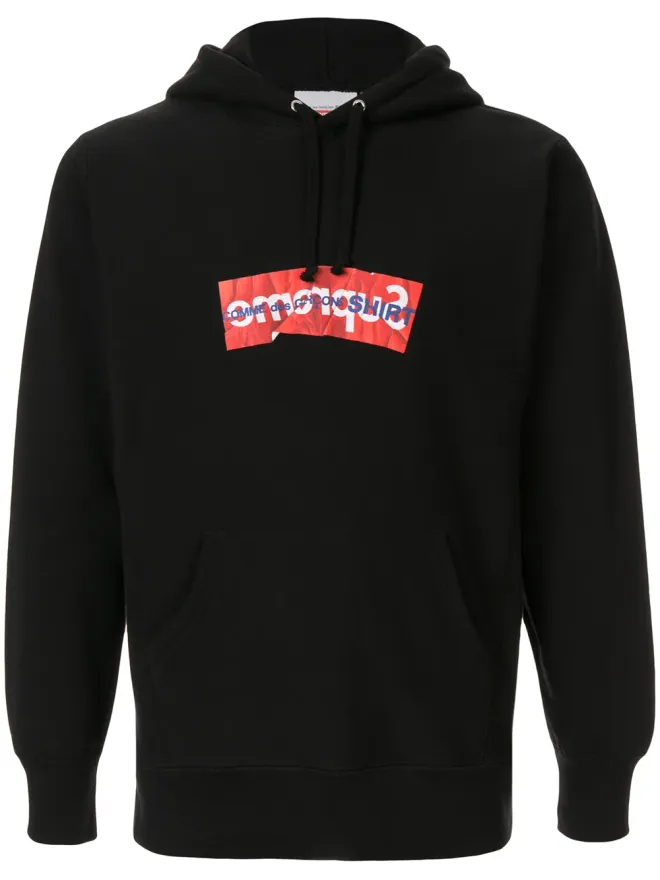 Supreme Supreme x Commes des Garçons ロゴプリント フーディの商品画像