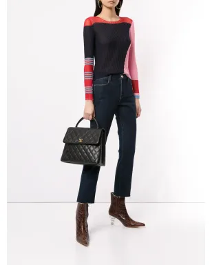 CHANEL Pre-Owned 2002 ダイヤモンドキルティング トート - サムネイル2