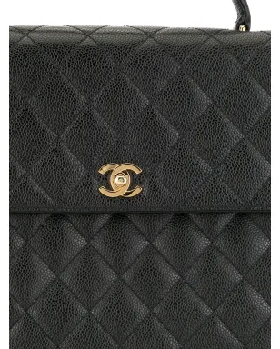CHANEL Pre-Owned 2002 ダイヤモンドキルティング トート - サムネイル4