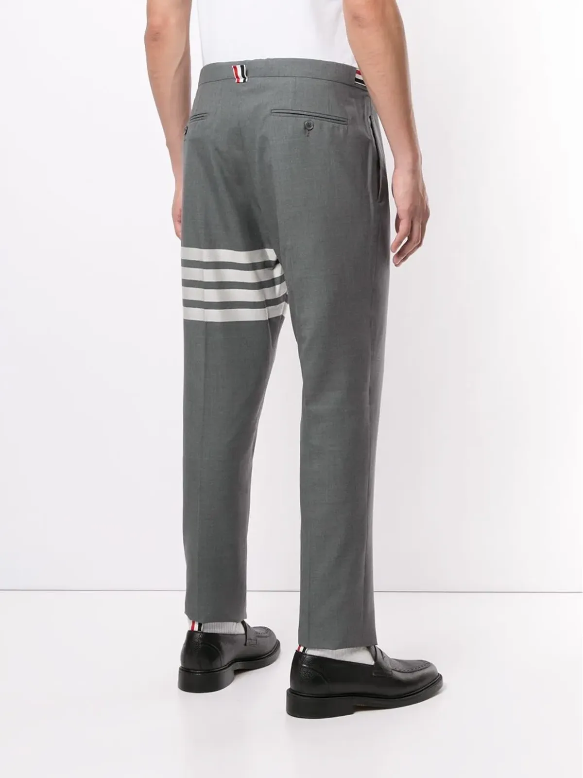 Thom Browne 4-Bar low-rise trousers - Grey - 画像5