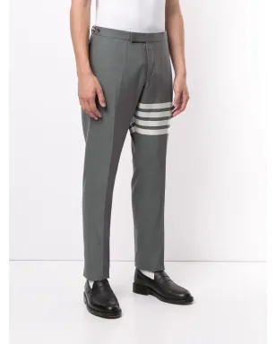 Thom Browne 4-Bar low-rise trousers - Grey - サムネイル3