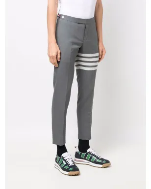 Thom Browne 4-Bar low-rise trousers - Grey - サムネイル4