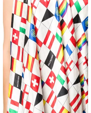 Balenciaga プリントシルクドレス - サムネイル5