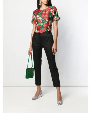 Dolce & Gabbana クロップド丈テーラードパンツ - ブラック - サムネイル2