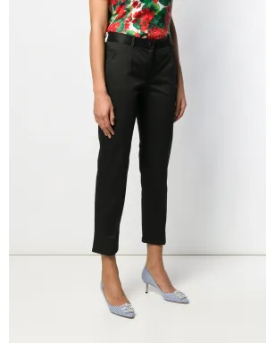 Dolce & Gabbana クロップド丈テーラードパンツ - ブラック - サムネイル3