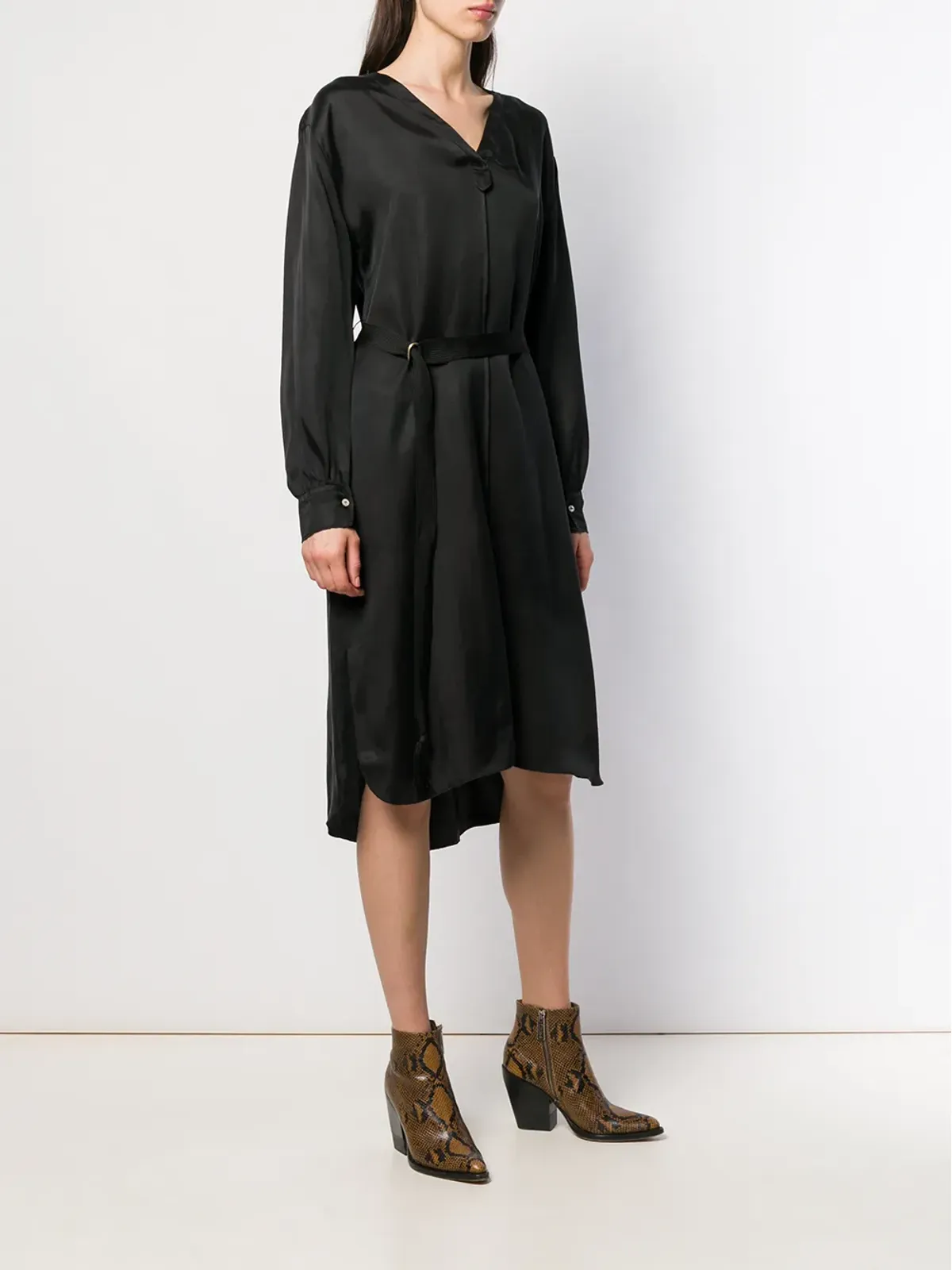 Forte Forte belted shirt midi dress - 画像3