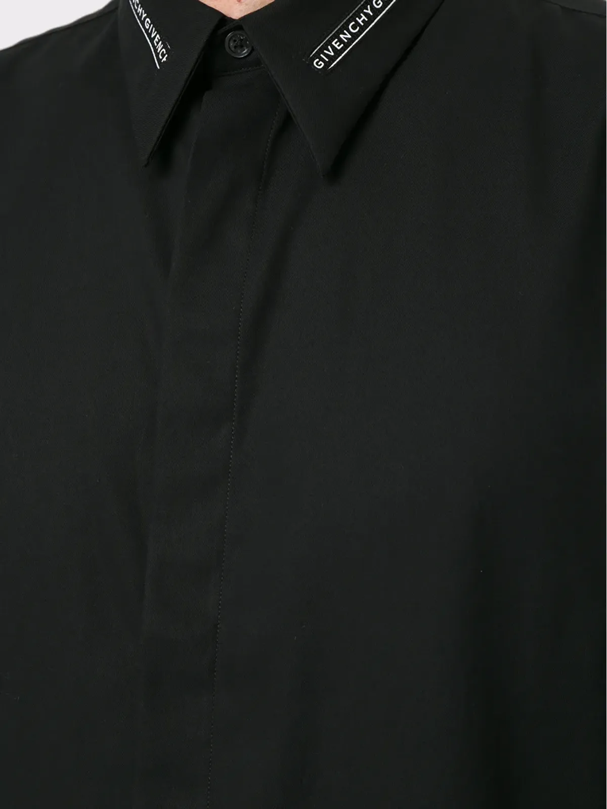 Givenchy ロゴカラー・スリムフィットシャツ - 画像5