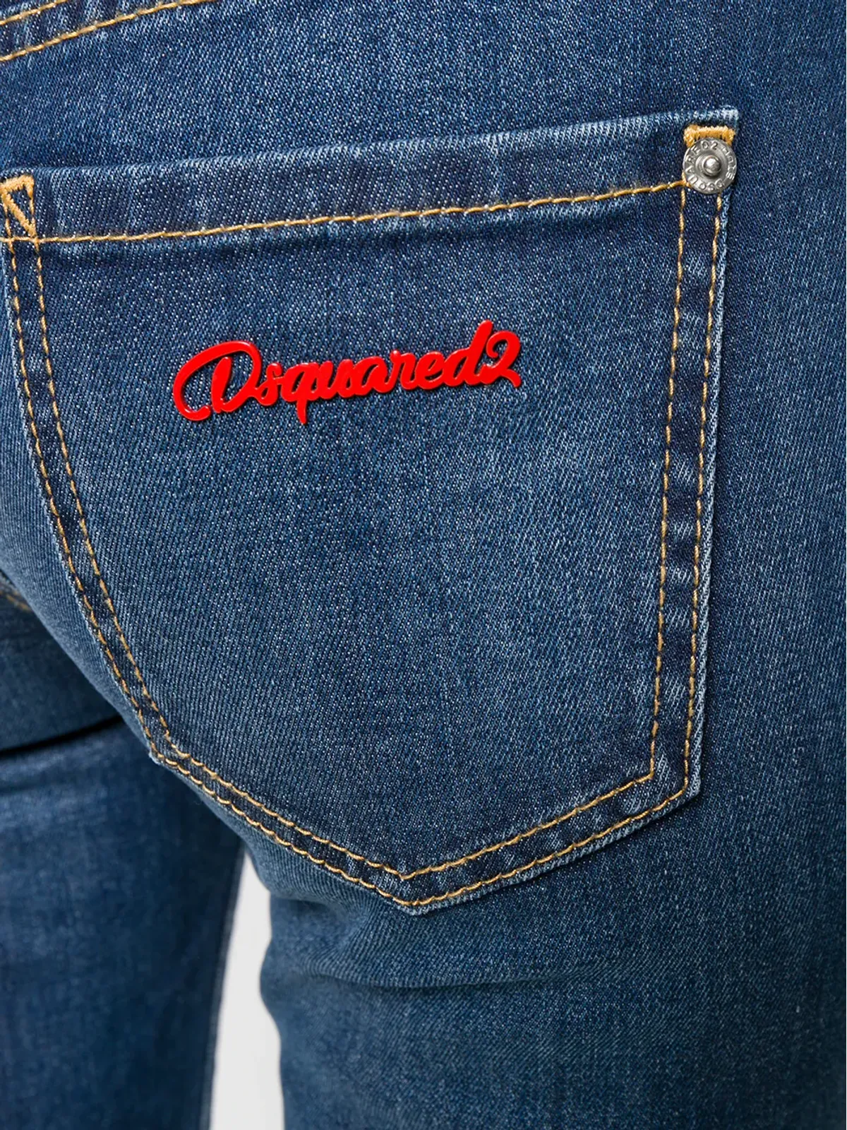 DSQUARED2 刺繍ディテールのデニムジーンズ - 画像5