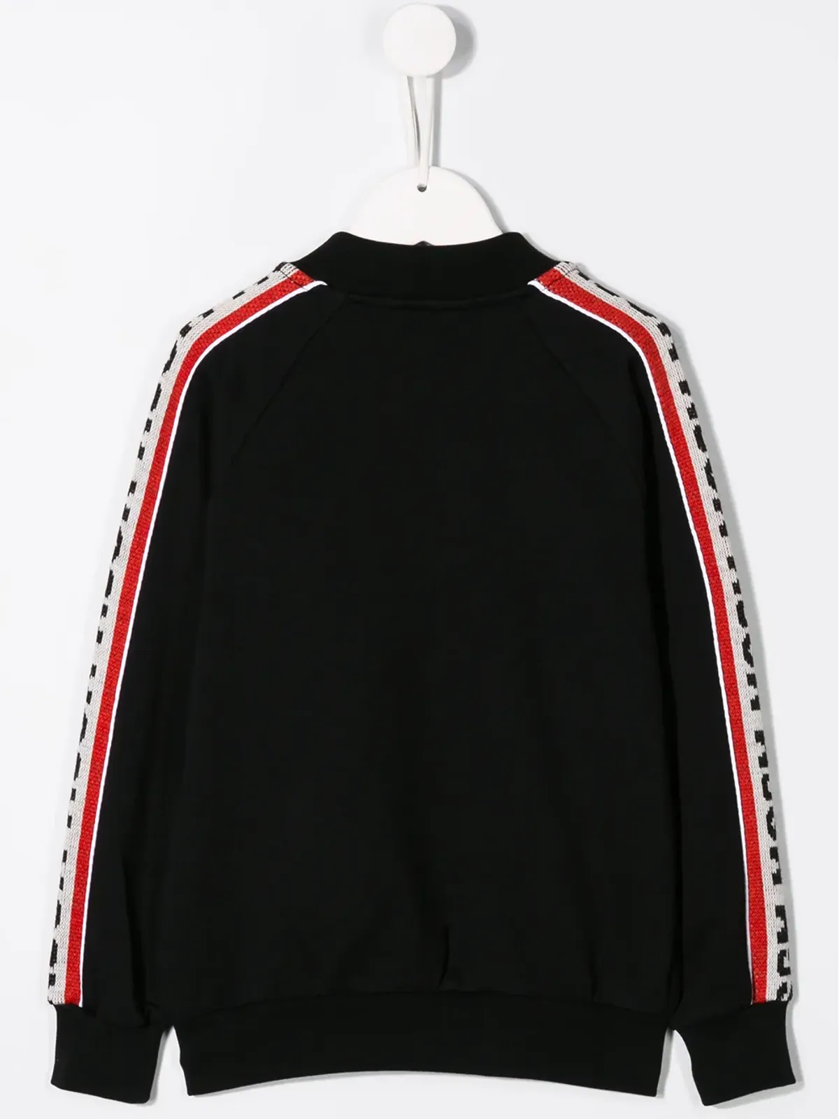 MSGM Kids サイドストライプ付きジップスウェットシャツ - 画像2