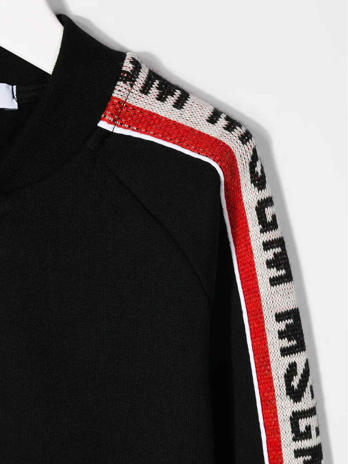 MSGM Kids サイドストライプ付きジップスウェットシャツ - 画像3
