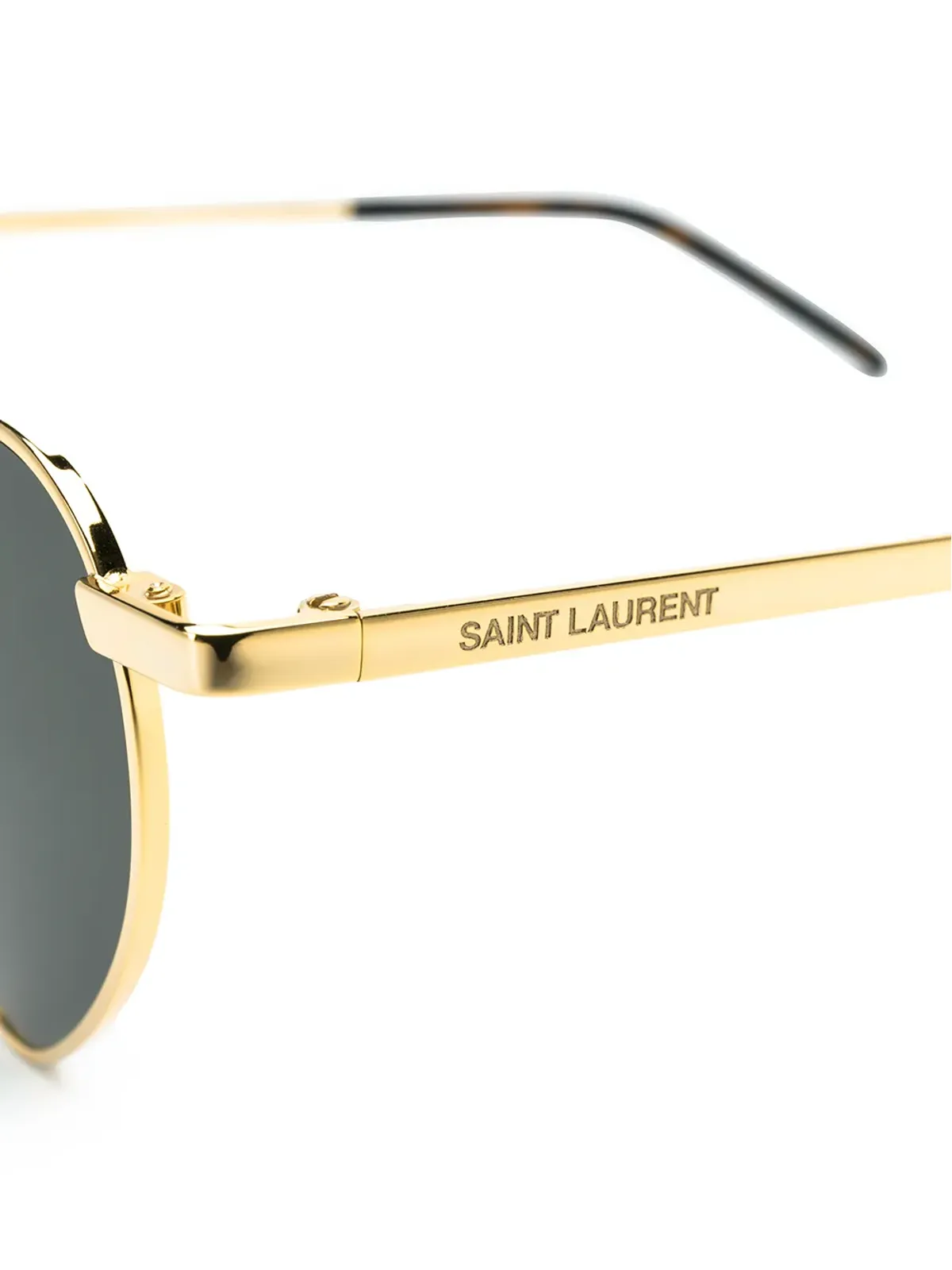 Saint Laurent Eyewear ルルー・ハート サングラス ゴールド - 画像3