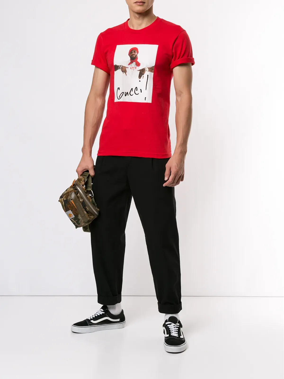 Supreme Gucci Mane フォトプリントTシャツ - レッド - 画像2