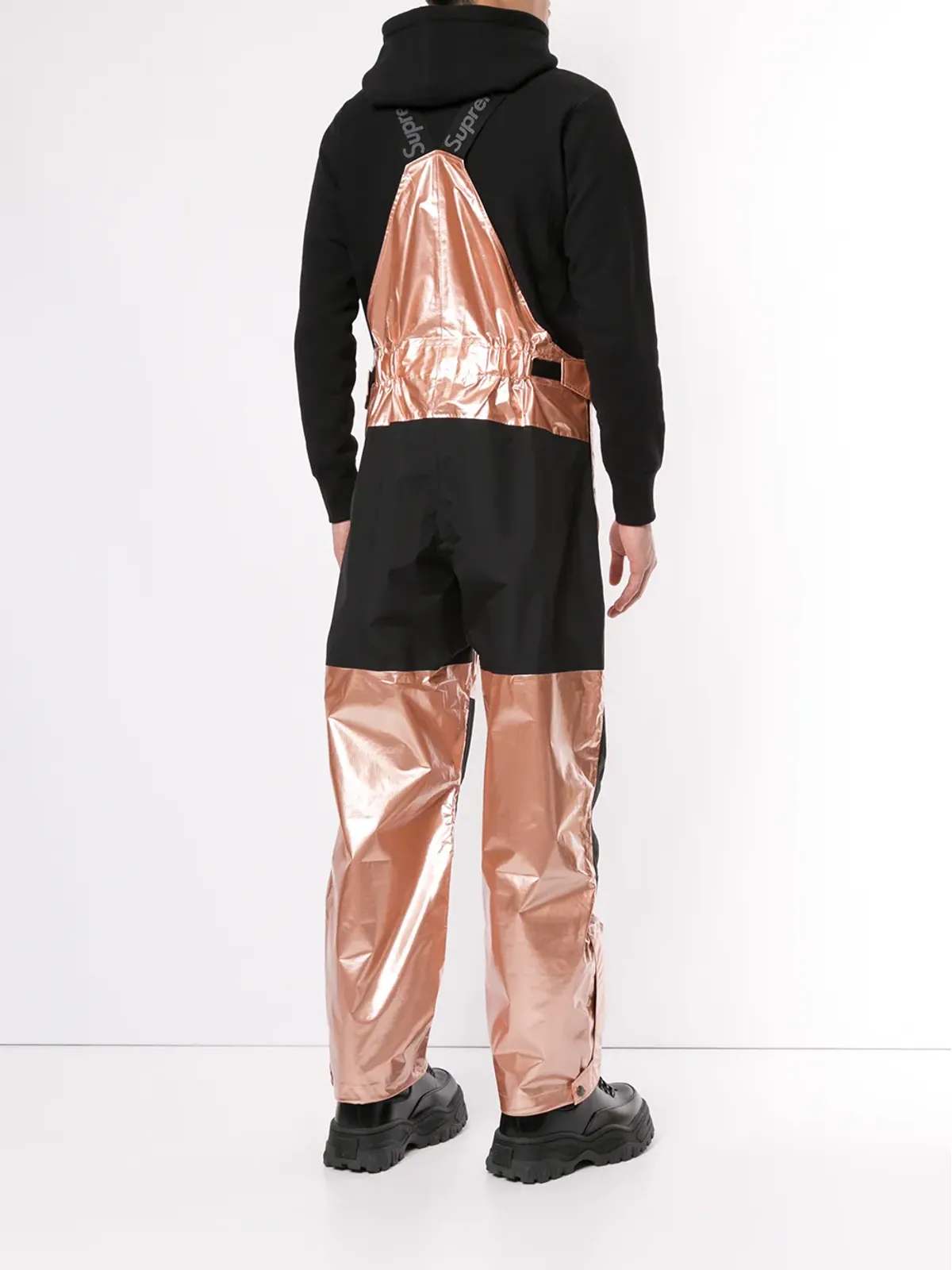 Supreme TNF メタリックビブパンツ - ゴールド - 画像4