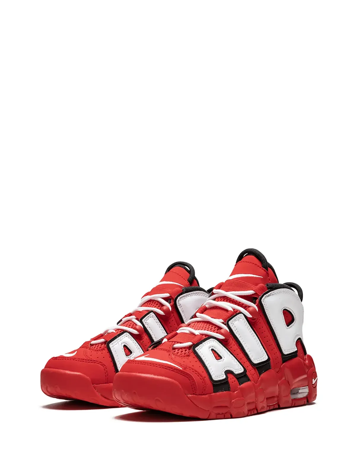 Nike Kids エア・モア・アップテンポ QS スニーカー レッド - 画像2