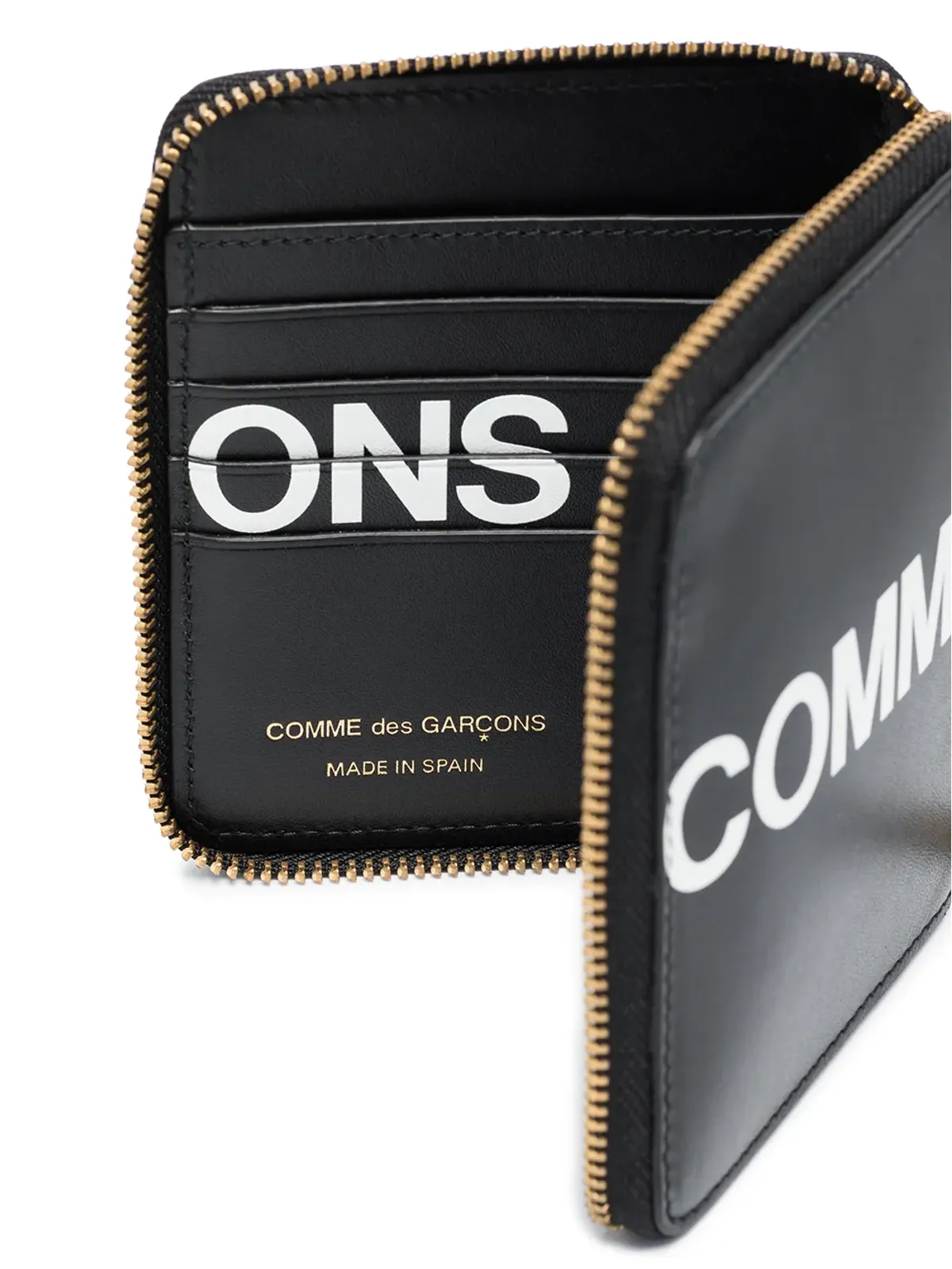 Comme Des Garçons Wallet ロゴプリント ジップファスナー ウォレット - 画像3