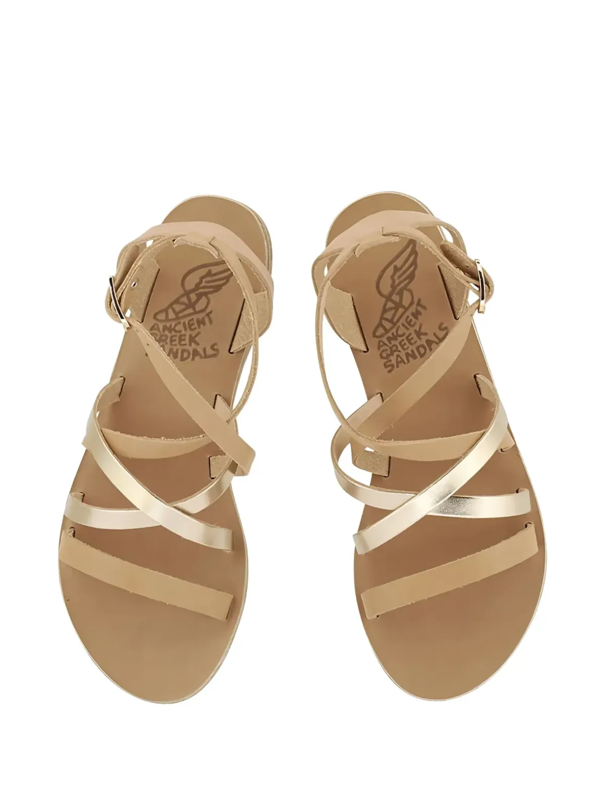 Ancient Greek Sandals クロスオーバーレザーサンダル - 画像3