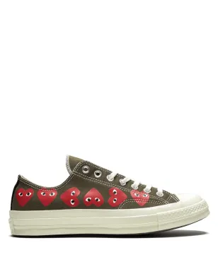 Comme Des Garçons Play x Converse Chuck 70 マルチハーツ スニーカー - サムネイル1