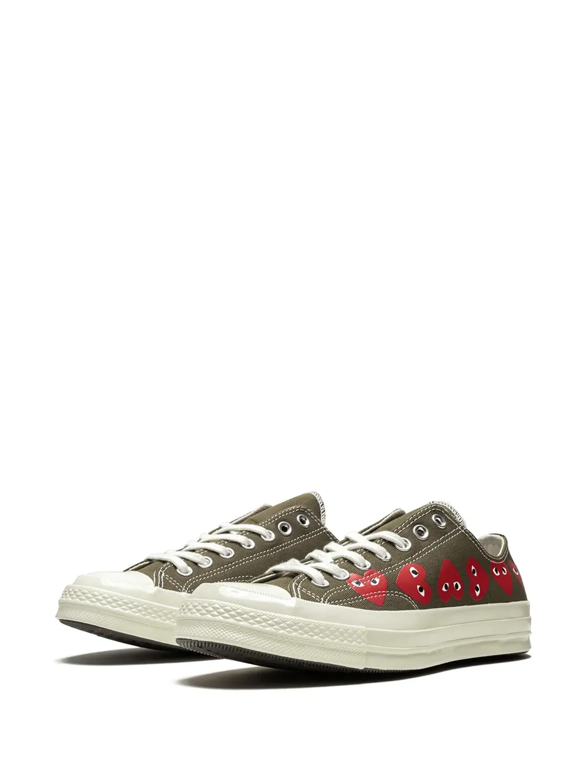 Comme Des Garçons Play x Converse Chuck 70 マルチハーツ スニーカー - 画像2