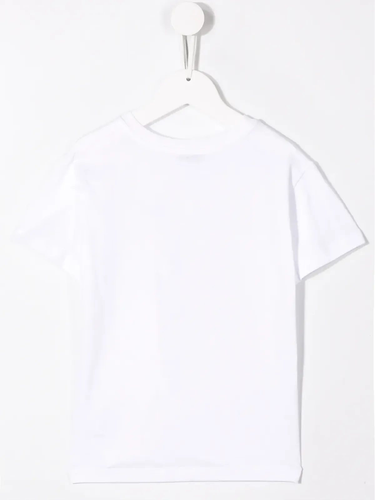Dolce & Gabbana Kids ロゴ刺繍入りコットンTシャツ - ホワイト - 画像2