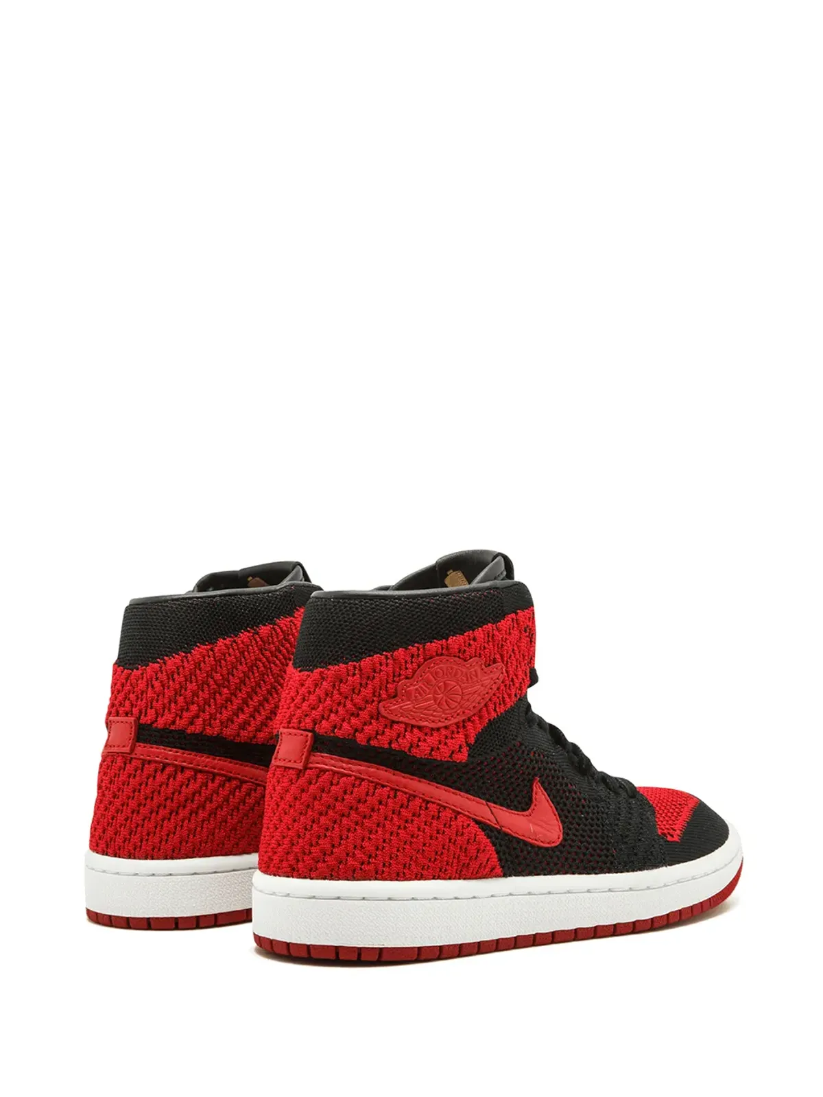 Jordan Kids エアジョーダン 1 レトロ ハイ Flyknit Bred スニーカー - 画像3