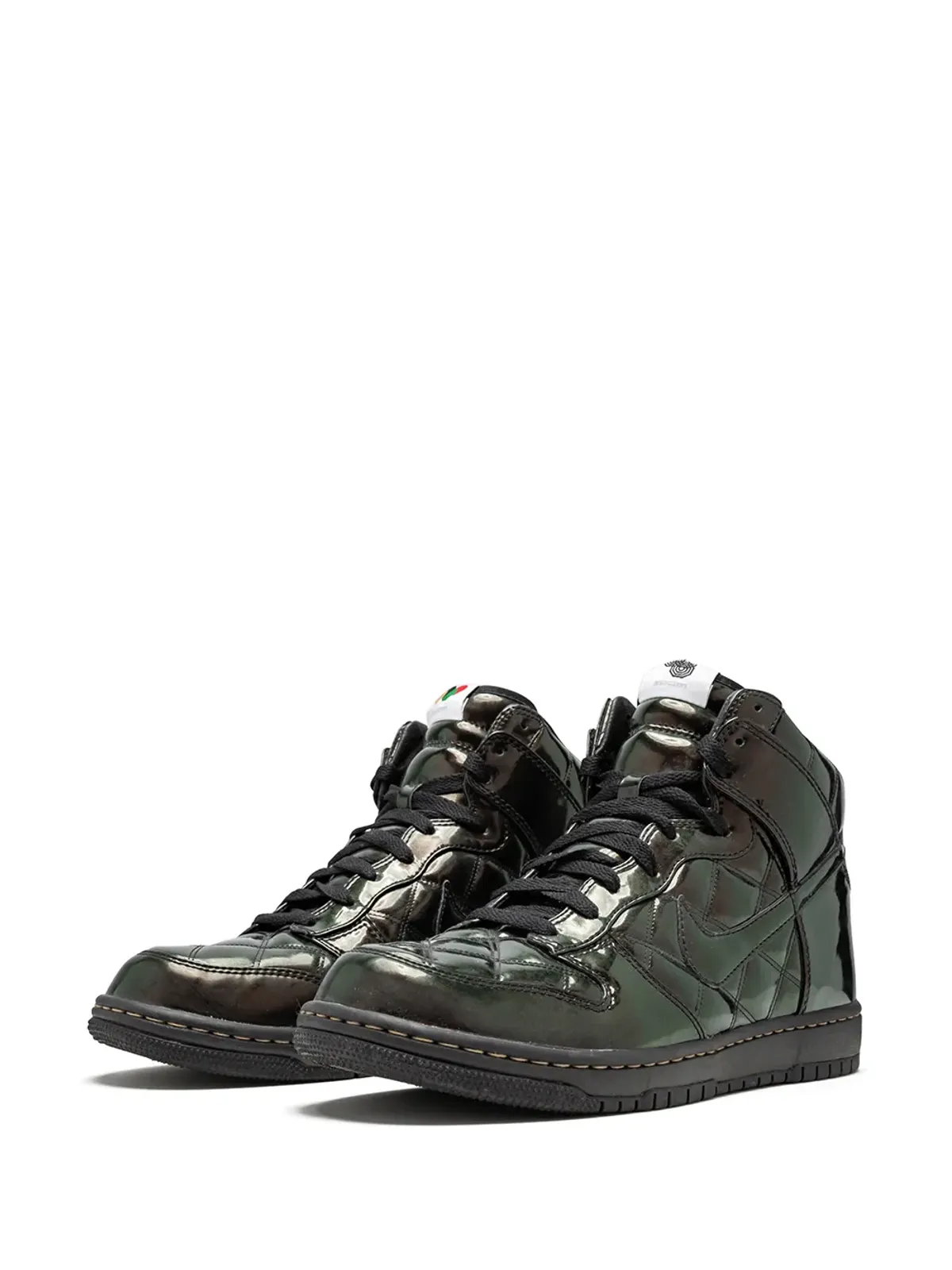 Nike ダンクハイ Supreme スニーカー ブラック - 画像2