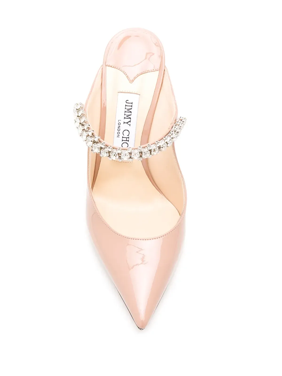 Jimmy Choo Bing クリスタルエンブリッシュドミュール ピンク - 画像4