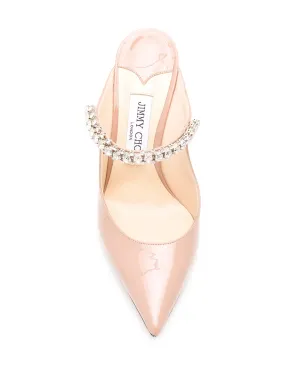 Jimmy Choo Bing クリスタルエンブリッシュドミュール ピンク - サムネイル4