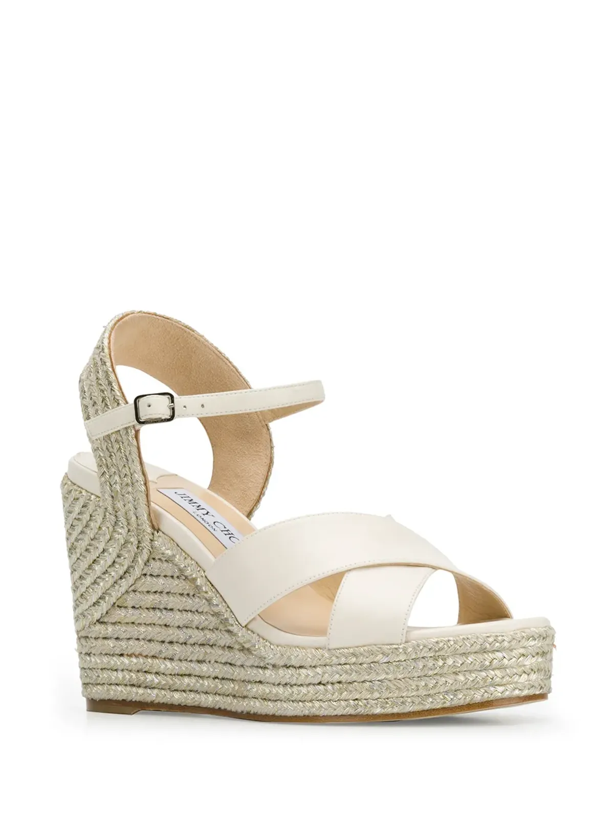 Jimmy Choo Dellena クロスオーバー・ストラップ・プラットフォーム・エスパドリーユ - 画像2