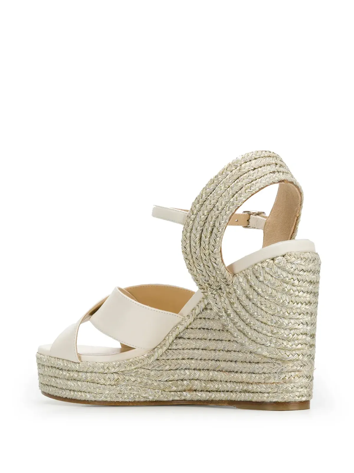 Jimmy Choo Dellena クロスオーバー・ストラップ・プラットフォーム・エスパドリーユ - 画像3